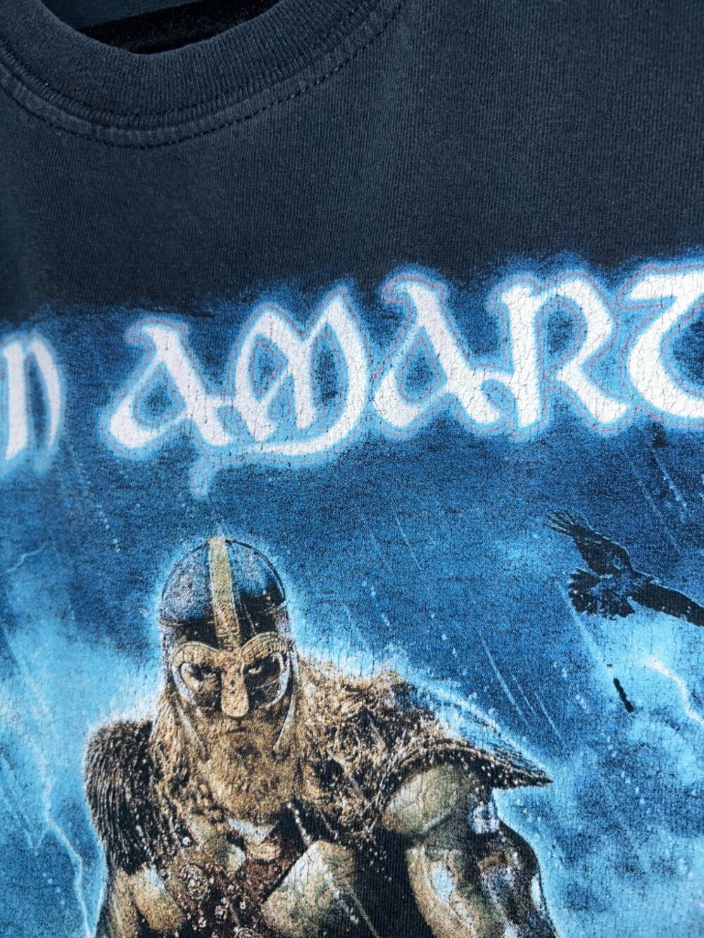 Amon Amarth Jomsviking USA Tour 2017 T-Shirt Men’s XL Black Viking Metal - Picture 2 of 4
